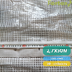Армированная пленка Fortex 2,7х50 м, 135 м2, 180 г/м2, прозрачная - изображение 6