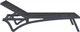 Шезлонг полипропиленовый Siesta Pacific Dark Grey Black - изображение 2
