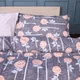 Простынь MirSon евро 200x220 см 17-0706 Silver Petals Ranforce Elite (2200010619355) - изображение 3