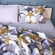 Простынь MirSon евро 200x220 см 17-0708 Smoky Starlight Бязь (2200010617948) - изображение 2