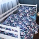 Простынь MirSon Бязь 17-0722 Tiny Panda 220x240 см (2200010687156) - изображение 2