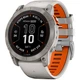 Смарт-часы Garmin Fenix 7X Pro Sapphire Solar Titanium w. Fog Gray/Ember O. Band (010-02778-14/15/64) - изображение 1