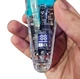 Аккумуляторный триммер для стрижки бороды и усов с USB и LED-дисплеем Daling DL-1631 Pro Голубой - изображение 2