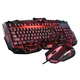 Игровая проводная клавиатура с подсветкой и мишкой V100L Черный - изображение 2