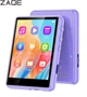 MP3 плеер ZAQE M4 Purple, на 128 ГБ с Bluetooth 5.4, встроенный усилитель звука, HD динамик, HiFi Sound FM-радио + чехол, наушники - изображение 1