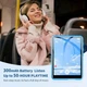 MP3 плеєр SWOFY M4 Black/Blue 64 ГБ Bluetooth 5.3 вбудований HD динамік, HiFi Sound Shuffle Single Loop FM-радіо + чохол, навушники - зображення 2