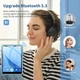 MP3 плеєр SWOFY M4 Black/Blue 64 ГБ Bluetooth 5.3 вбудований HD динамік, HiFi Sound Shuffle Single Loop FM-радіо + чохол, навушники - зображення 4
