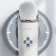 Портативная Bluetooth колонка Jojocat C20 Plus караоке + беспроводной микрофон 5W White (3_06304) - изображение 4