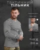 Тельняшка біло-синя смужка бавовна 95% кулір чоловіча футболка смуга XXXXXL - зображення 5