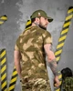 Тактическая хлопковая футболка Patriot Green Atacs кулир 60/62 - изображение 2