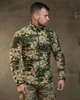 Тактическая флисовая кофта Patriot Пиксель мужская военная с липучкой и сетчатой подкладкой XXXL - изображение 2
