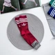 Чоловічі спортивні шкарпетки високі з принтом Adidas кольорові, Червоні/42-45р. - зображення 1