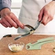 Багатофункціональна часникодавка Garlic Press kit 4 в 1 Прес для часнику Зелений - изображение 3