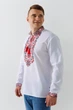 Вишиванка чоловіча Полковник 3XL Біло-червоний - зображення 5