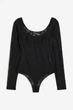 Боді H&M 271178270 38 Чорний - изображение 1