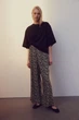 Штани H&M 270971104_blackcream S Чорний/Кремовий - зображення 1