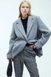 Штаны H&M 270751471_darkgrey 38 Темно-Серый - изображение 2