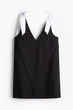 Сукня H&M 271245729_black XS Чорний/Білий - изображение 6
