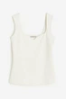 Топ H&M 271157823_white M Белый - изображение 1
