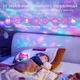 Проектор галактики Яйцо, ночник звёздного неба лазерный, с Bluetooth колонкой, пультом Радуга - изображение 5