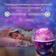 Проектор галактики Яйце, нічник зоряного неба лазерний, з Bluetooth колонкою, пультом Фіолетовий - зображення 4