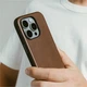 Чехол Nomad Modern Leather Case Brown for iPhone 16 Pro Max - изображение 3