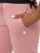 Штаны Converse Wordmark Fleece Pant Emb Pink 10024542-698 S - изображение 3