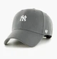 Кепка 47 Brand New York Yankees Base Runner Grey B-BRMPS17WBP-CC OSFA - изображение 1