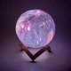 Настільний нічник світильник Magic 3D COLOR Moon Light RGB / Настільний світильник нічник 3D Космос з пультом - зображення 9