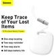 Etui z brelokiem Baseus T2 Pro Smart Device Tracker White (FMTP000002) - obraz 13