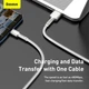 Кабель Baseus Cafule Series Metal Data Cable USB to Type-C 66W 1m White (CAKF000102) - зображення 7
