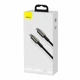 Кабель Baseus Tungsten Gold Fast Charging Data Cable Type-C to Type-C 100W 1m Black (CATWJ-01) - зображення 6