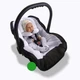Всесезонный трансформер 4 в 1, вкладыш-конверт "All-Season Baby Travel CC", ART-0000686, чорный с зеленым - изображение 1