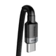 Кабель Baseus Cafule PD2.0 60W flash charging USB cable Type-C to Type-C 20V 3A 2m Black (CATKLF-HG1) - зображення 5