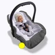 Всесезонний трансформер 4 в 1, вкладка-конверт "All-Season Baby Travel CC", ART-0000696, сірий з жовтим - зображення 1