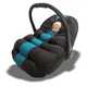 Всесезонный трансформер 4 в 1, вкладыш-конверт "All-Season Baby Travel CC", ART-0000687, чорный с голубым - изображение 9