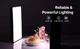 Светодиодная панель Ulanzi LT003 RGB видеосвет для прямой трансляции фотостудии 8000mAh, с регулировкой яркости 2500-9000K, CRI 95+, 266 светодиодов 10-дюймов для видеосъемки камерой DSLR Black (3099) - изображение 12