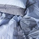 Комплект постельного белья MirSon полуторный 143x210 см 17-0748 Circles in Checks бязь (2200010847451) - изображение 5