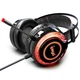 Проводные компьютерные наушники iPega PG-R015 Gaming |проводная игровая гарнитура, 50-мм динамики, USB + 3.5 мм, всенаправленный микрофон с шумоподавлением, RGB-подсветка, для ПК и ноутбуков| Черно-красный - изображение 3