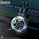 Ігрові навушники HOCO Gaming LED Headphones Hi-Res ESD05 з мікрофоном та LED RGB підсвічуванням провідні Black - зображення 2
