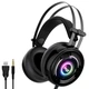 Игровые наушники IPega Gaming PG-R008 с микрофоном и LED RGB подсветкой проводные Black - изображение 1