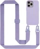 Чехол с ремешком Wave Strap Silicone Case iPhone 12 Pro Max Light Purple - изображение 1