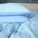 Комплект постельного белья MirSon Двуспальный 175х210 см 17-0628&nbsp;Diamond&nbsp;Blue Бязь (2200008462918) - изображение 4