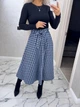 Fashions • кашемірова спідниця-міді Fashions 42-44 синій (4817-ши) - зображення 3