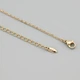 Колье с кристаллами Swarovski 50508 ширина 1.5 мм цвет красный позолота 18К - изображение 1