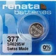 Батарейка для часов серебряно-цинковая Renata 377 SR626SW АG4 LR66 376 1.55V (104) - изображение 2