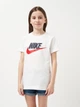 Детская футболка для девочки Nike K Nsw Tee Futura Hbr FZ5178-100 122-128 см Белая (197596458619) - изображение 1