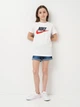 Детская футболка для девочки Nike K Nsw Tee Futura Hbr FZ5178-100 122-128 см Белая (197596458619) - изображение 3