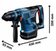 Аккумуляторный перфоратор Bosch GBH 18V-34 CF (SDS+, 18 В, 5.8 Дж) без АКБ и зарядного устройства (25419) - изображение 6
