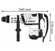 Сетевой перфоратор Bosch GBH 8-45 DV Professional (SDS-Max, 1500 Вт, 12.5 Дж) + кейс (25414) - изображение 4